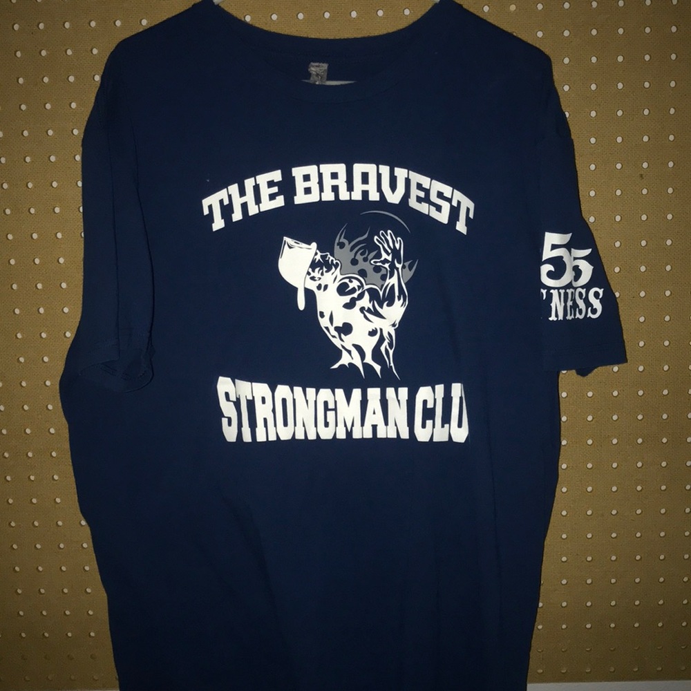 555 Fitness “Bravest Strongman” T